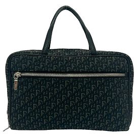 Borsa Mini Boston Christian Dior Trotter nera