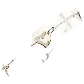 Autre Marque Bracciale con charm in platino PT850 e PT900