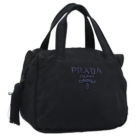 PRADA Handtasche Nylon Navy Auth 176430