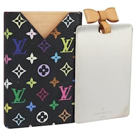 LOUIS VUITTON Monogram Multicolor Etui Miroir Mirror Black M92651 Auth 182055A - Louis Vuitton