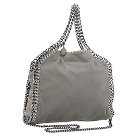 Autre Marque Stella MacCartney Chain Falabella Tasche polyester 2way Gray 495151 Auth BA13093