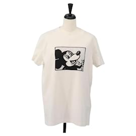 Coach CoachxDisneyxKeith Haring Kurzarm T-Shirt Baumwolle Weiß Auth 167322M