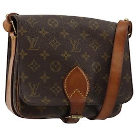 LOUIS VUITTON Borsa a Spalla Monogram Cartouchiere MM M51253 LV Auth bs35264