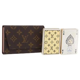 LOUIS VUITTON Estuche para Cartas de Juego Monogram M58648 LV Auth BA13238A