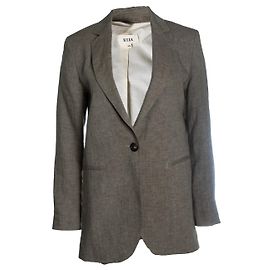 Autre Marque Diega, Taupe Leinenblazer