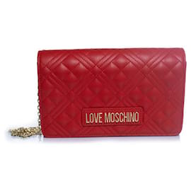 Love Moschino, borsa a tracolla trapuntata rossa