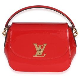 Bolso de Hombro Louis Vuitton Red Monogram Vernis Pasadena