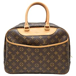Borsa Louis Vuitton Deauville in monogramma marrone