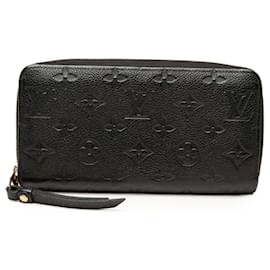 Louis Vuitton Zippy Long Wallet Monogram Empreinte Schwarz