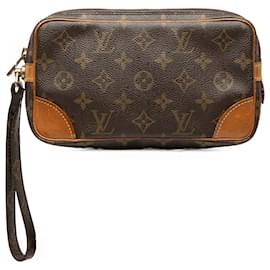 Louis Vuitton Marrone Monogram Marly Dragonne PM
