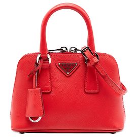 Borsa Prada Red Mini Saffiano Lux Promenade