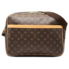 Louis Vuitton Marrone Monogram Reporter GM