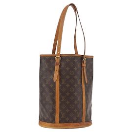 LOUIS VUITTON Borsa a Spalla Monogram Bucket GM M42236 LV Auth 178888