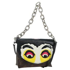 LOUIS VUITTON Monogram Pochette Kabuki Mask Shoulder Bag M43532 Auth 181369SAM