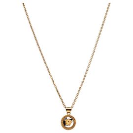 Collana Medusa Gianni Versace in metallo Oro Autentica BA13251