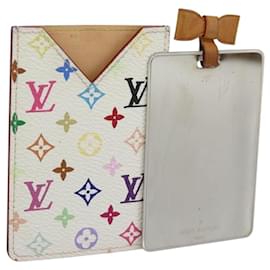 LOUIS VUITTON Monogram Multicolor Etui Hand Mirror White M92651 LV Auth 180917 - Louis Vuitton