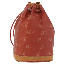 LOUIS VUITTON LV Cup Saint Tropez Schultertasche Rot M80026 LV Auth BA13045