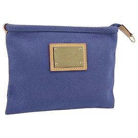 LOUIS VUITTON Antigua Pochette Platt PM Pochette Blu M40070 LV Auth 171279V