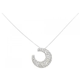 Au750 White Gold Diamond Necklace - Autre Marque