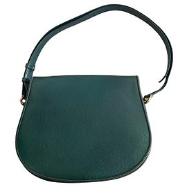 Cartier Must de Cartier Borsa a tracolla pelle granulata verde