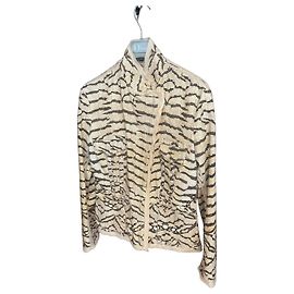 Giacca Roberto Cavalli stampa zebra in seta