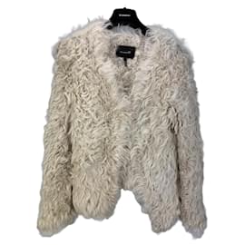 Isabel Marant Chaqueta de piel de cordero Kalgan - Crema