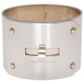 Hermès Kelly Manchette Grand Modèle Bracciale in Argento 925