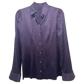 Camicia in seta viola Dolce & Gabbana