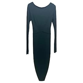 Alexandre Vauthier Vestido Largo Verde de Manga Larga