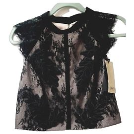 Coast Talisha Top de encaje - Negro, Talla 14
