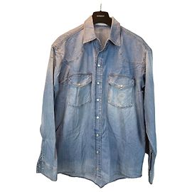 Faith Connexion Camicia Western in Denim