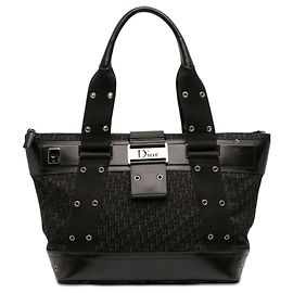 Tote Columbus Street Chic in tela Diorissimo nera Dior