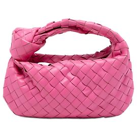 Bottega Veneta Mini Jodie in nappa Intrecciato rosa