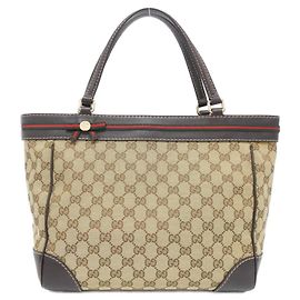 Borsa Gucci beige e marrone