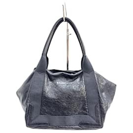 Borsa Cabas S blu navy Balenciaga