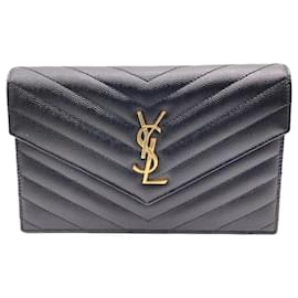 Portefeuille chaîne enveloppe Cassandra Yves Saint Laurent