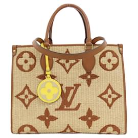 Borsa Louis Vuitton Monogram Raffia OnTheGo MM