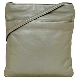 Mini borsa a tracolla Loewe Metallic Silver