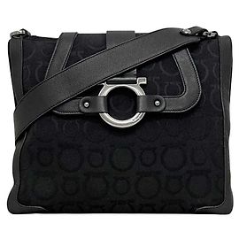 Salvatore Ferragamo Gancini Schultertasche