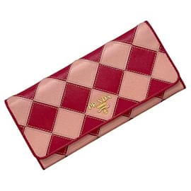 Prada Saffiano Leder Bi-fold Long Wallet