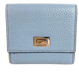 Fendi Peekaboo Logo Kompaktgeldbörse
