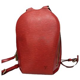 Louis Vuitton Epi Castilian Red Rucksack