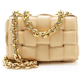 Borsa a tracolla Maxi Cassette in agnello Bottega Veneta