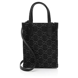 Mini tote Gucci GG Denim Ophidia