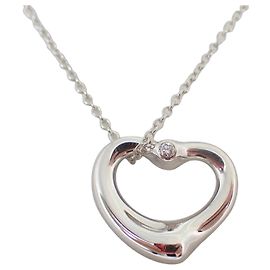 Tiffany & Co. 925 Heart Anhänger Halskette