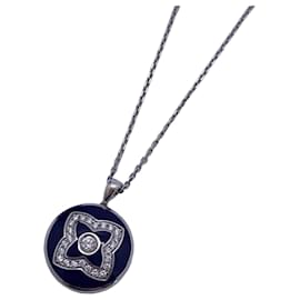 Collana De Beers Enchanted Lotus in oro bianco e diamanti
