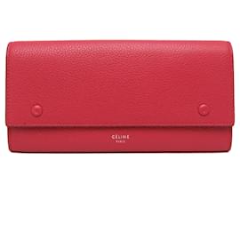 Portafoglio con patta multifunzione Celine in pelle Large - Céline
