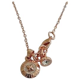 Ted Baker Collana placcata oro rosa con cristallo