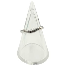 Tiffany & Co. Geschwungener Ring aus Platin 950 mit Diamanten