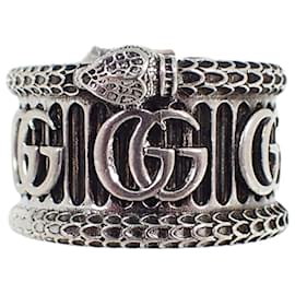 Anello a fascia Gucci in argento sterling 925